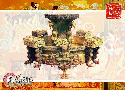 銅尊盤，曾侯乙尊盤，國寶級文物之一